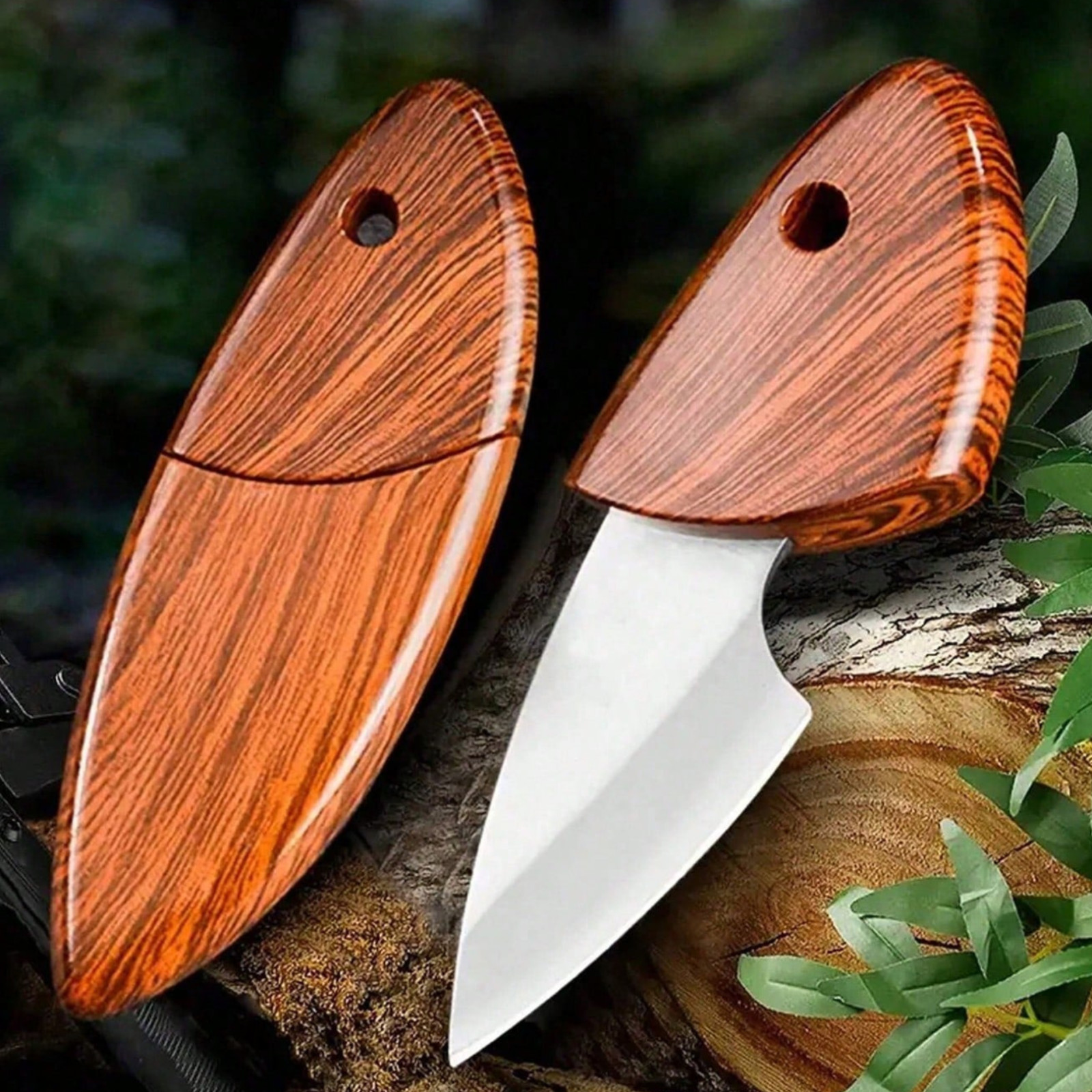 2x Portable Mini Knife Pocket Utility Tool Multi-Purpose Camping Hiking Outdoor