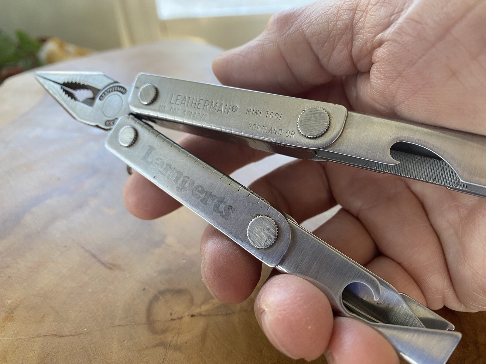 Vintage Leatherman MINI TOOL – Pat 4744272 Rare Retired USA