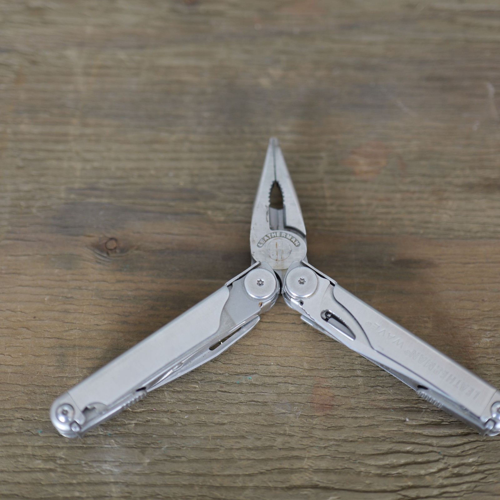 Leatherman Wave Multi-Tool Stainless Steel Pliers Pocket Knife Multitool Used