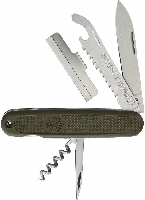 WEST GERMAN KNIFE MILITARY BUNDESWEHR ARMY MULTIBLADE POCKET KNIFE MI212
