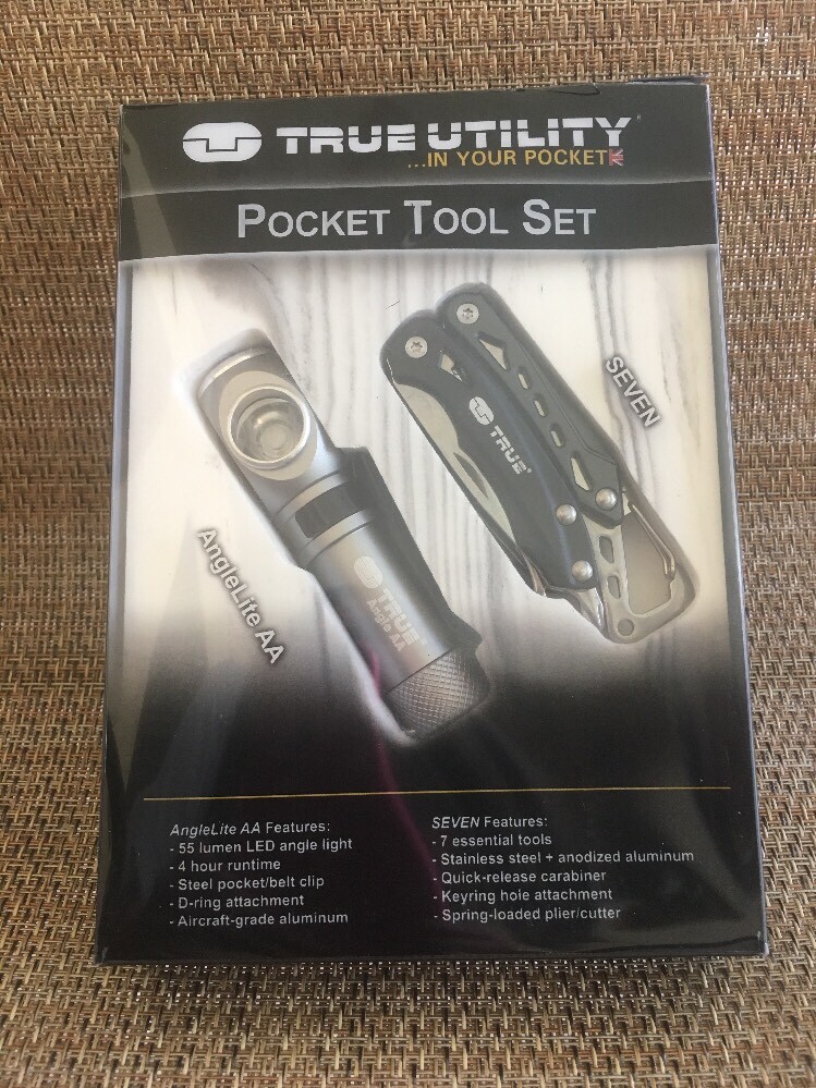 Multi Tool True Utility Pocket Set Seven With Angle Light