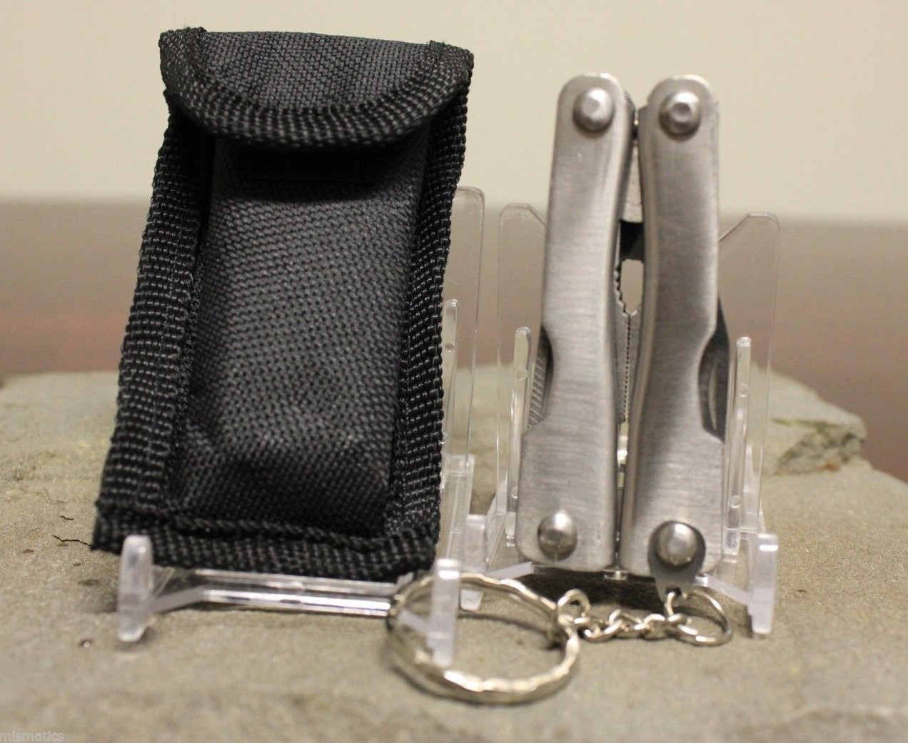 9 in 1 Survival Stainless Steel Multi Tool Pliers Knife Wrench Mini Camping Kit