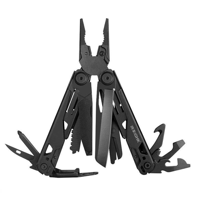 19-in-1 Plier Style Multitools – Portable Stainless Steel Tool with Hexagon Wren