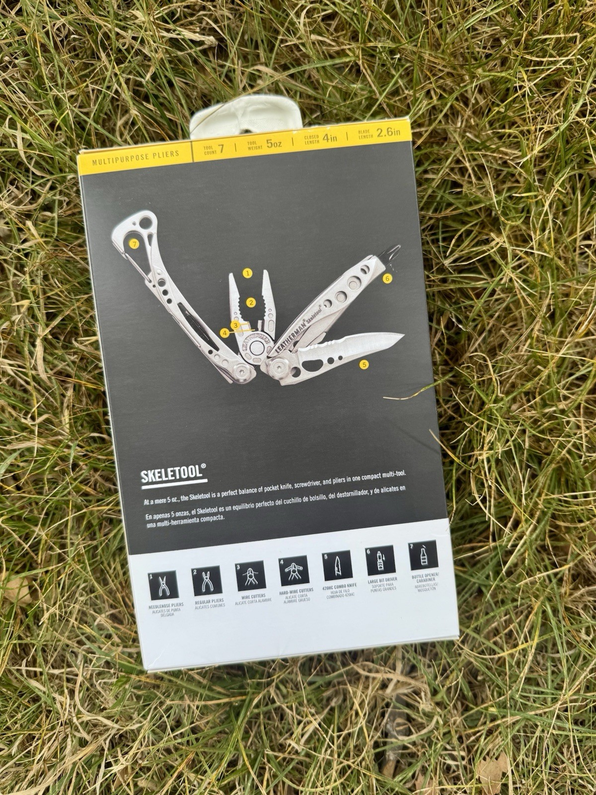 LEATHERMAN SKELETOOL stainless 7 tools multi-tool NIB
