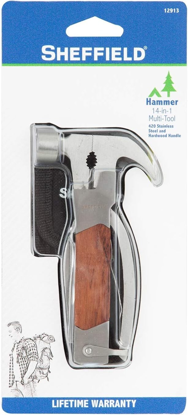 All-in-One 14-in-1 Hammer Multi Tool for Home Repair & Outdoor Adventures