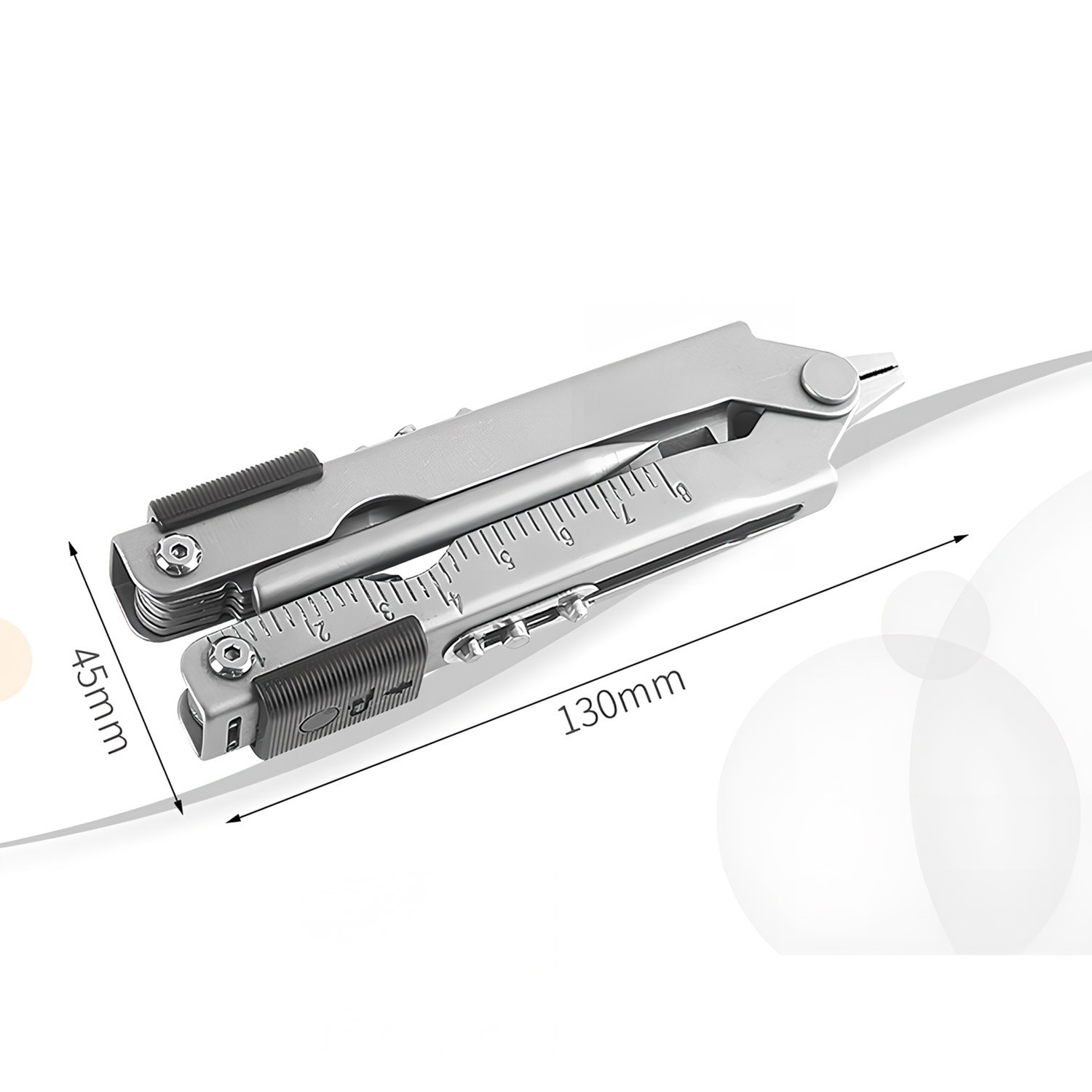 Multi functional telescopic pliers, portable camping tool pliers,Silver
