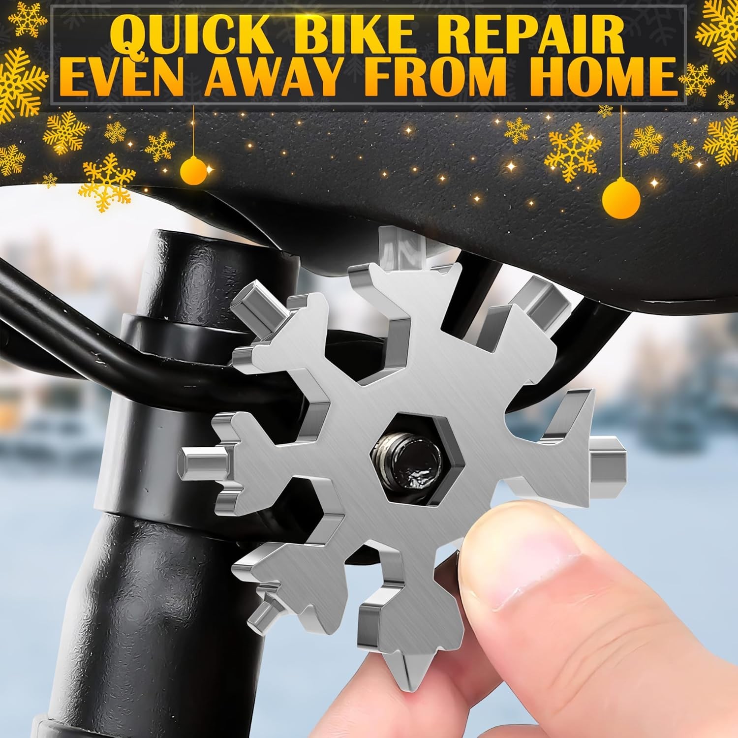 Multi Tool Keychain Set – Stainless Steel Compact Hex Wrench & Screwdriver Tool