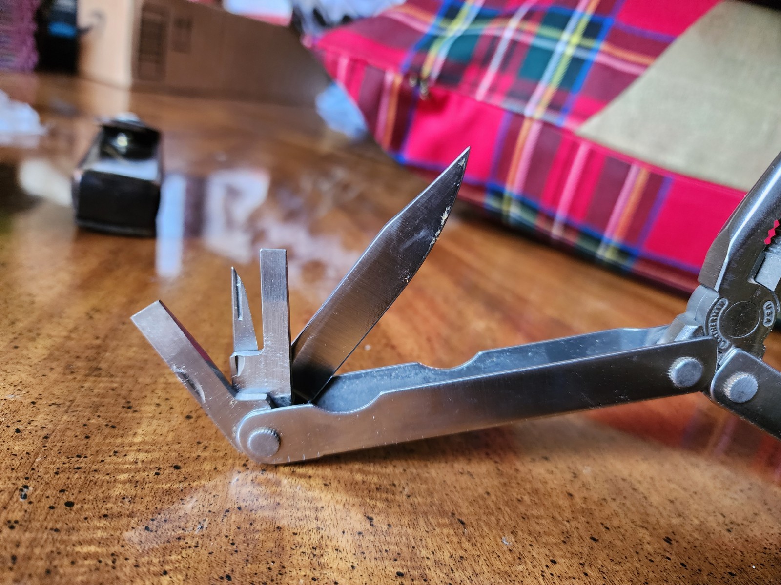 Vintage Leatherman Multi-tool With Brown Case Very Good Condition