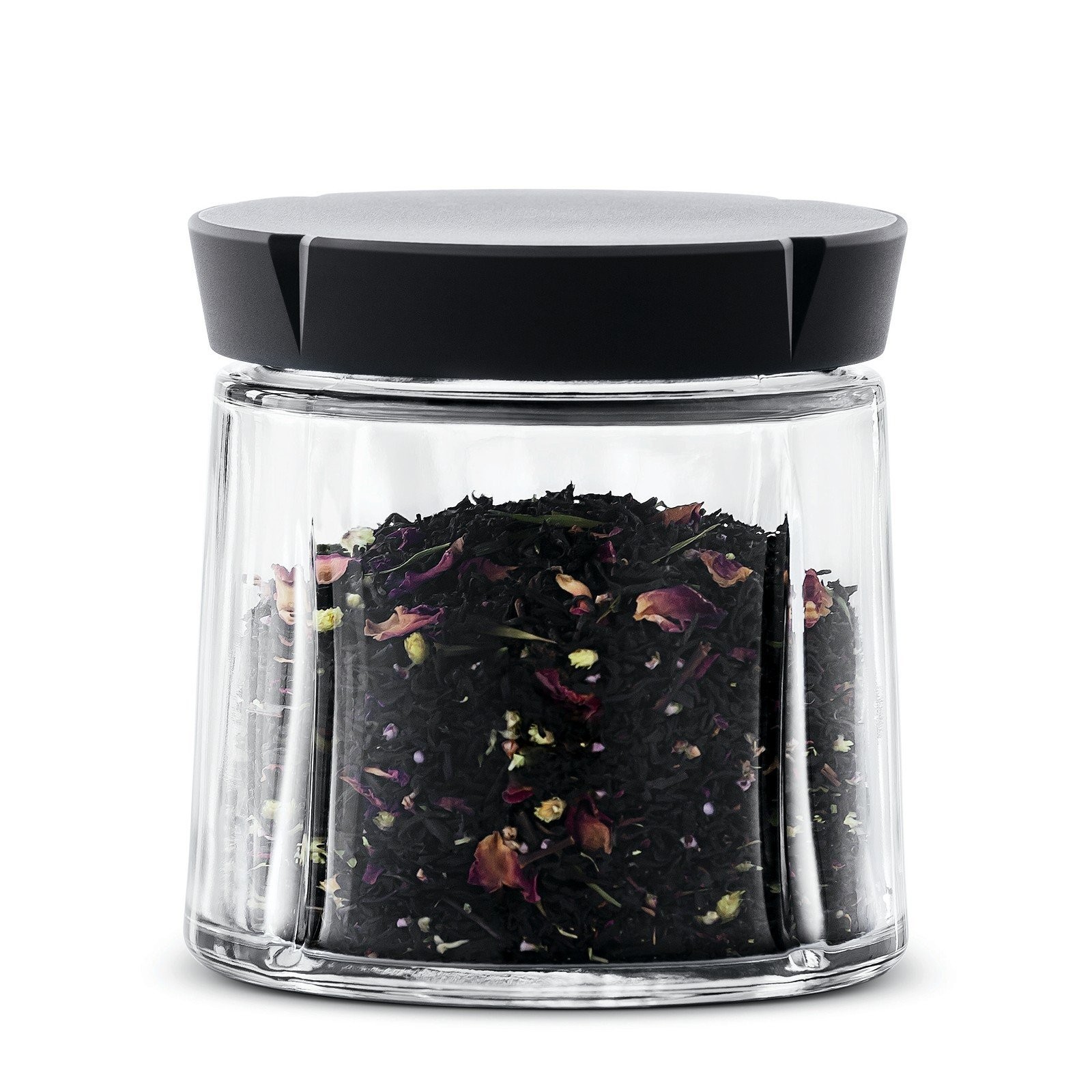 Grand Cru Storage Jar Black 4.3 Inch Height 16.9 Oz With Gift Box Included