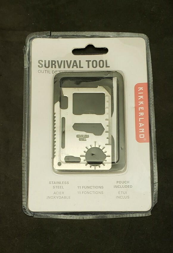 Kikkerland Classic Multi-Survival Tool – Saw Blade/Opener/Ruler/Wrench #CD401