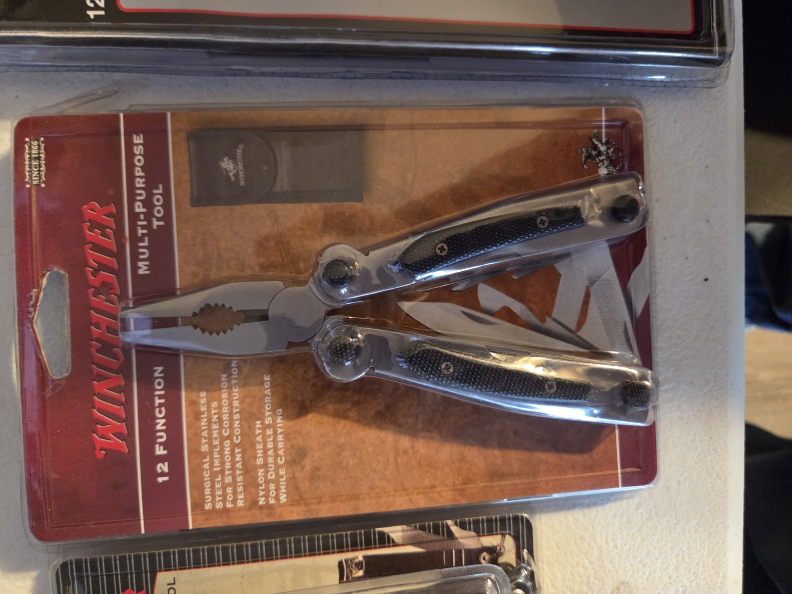 New Winchester 12 Function Multi-tool Pliers with Carrying Case.