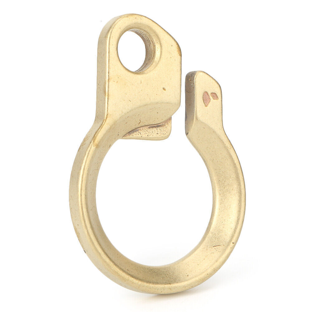 Gold Key Chain Carabiner Bottle Opener Tool EDC Outdoor Solid Brass New