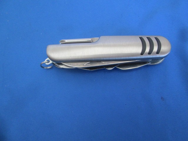 Multi-Tool Pocketknife Stainless Steel with 11 Tools 2″ Blade