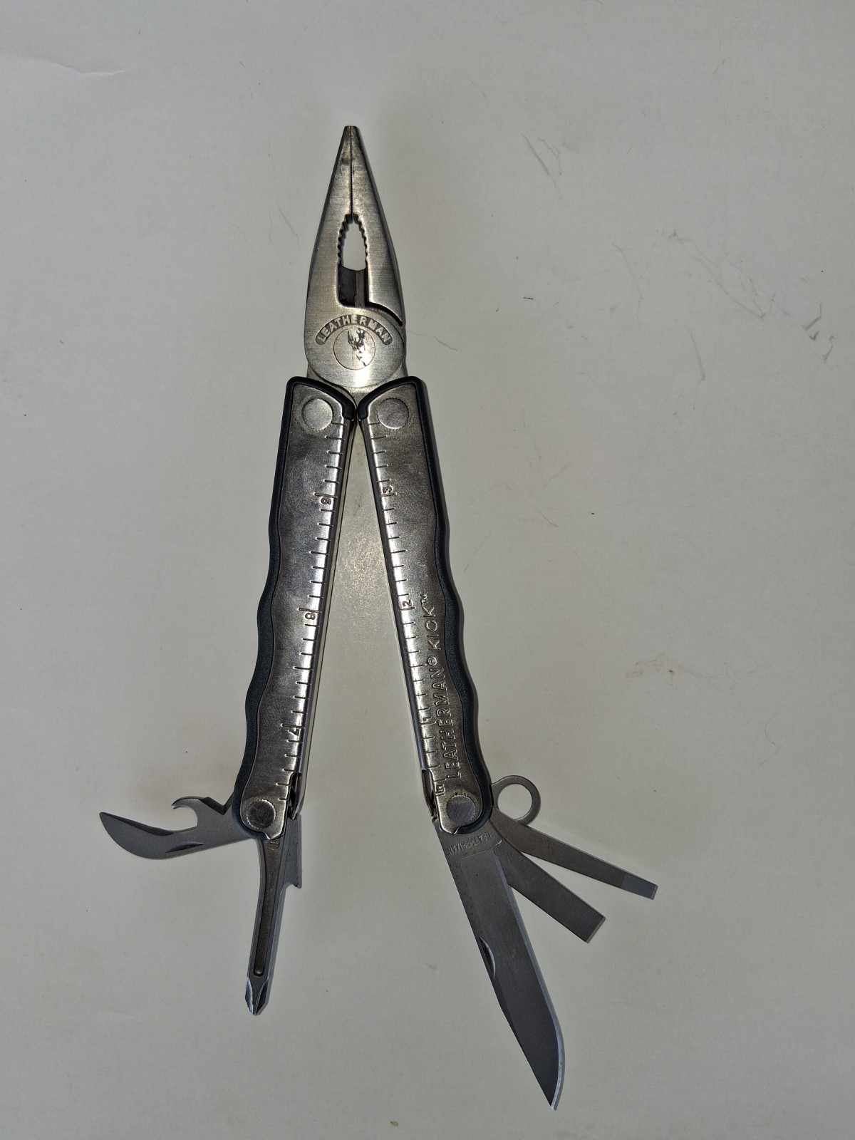 Leatherman Kick Multi-Tool USA Great shape W / Leather case