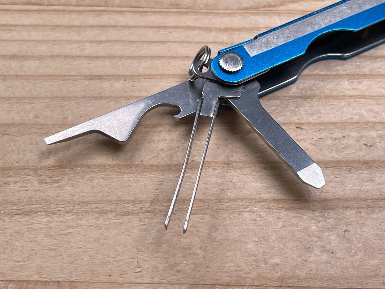 Leatherman Micra Blue Anodized Aluminum Multi-tool Knife w/ATF Logo 05/07