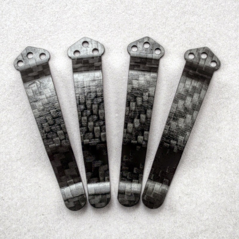 Carbon Fiber Pocket Clip for Benchmade 710 Emerson CQC Spyderco C81 Knife
