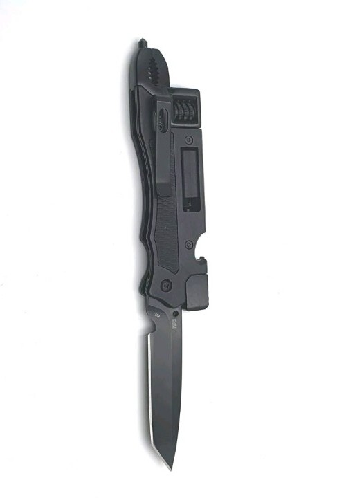 CRKT SEPTIMO MULTI-TOOL.Extremely Sharp: Veff Serration. Window Brkr. Adj wrench