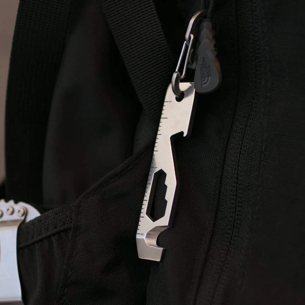 Multifunctional 10 in 1 EDC Pocket Survival Tool Camping Equipment Bottle Opener
