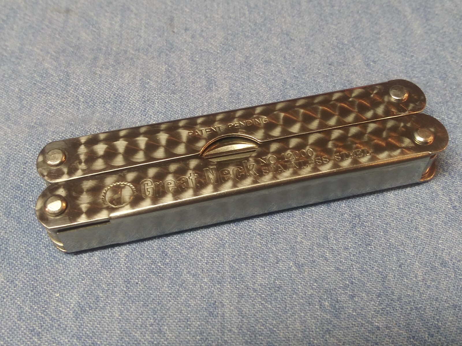 Vintage Great Neck No. 12000 Stainless Steel Utility Multi-Tool Pocket Knife