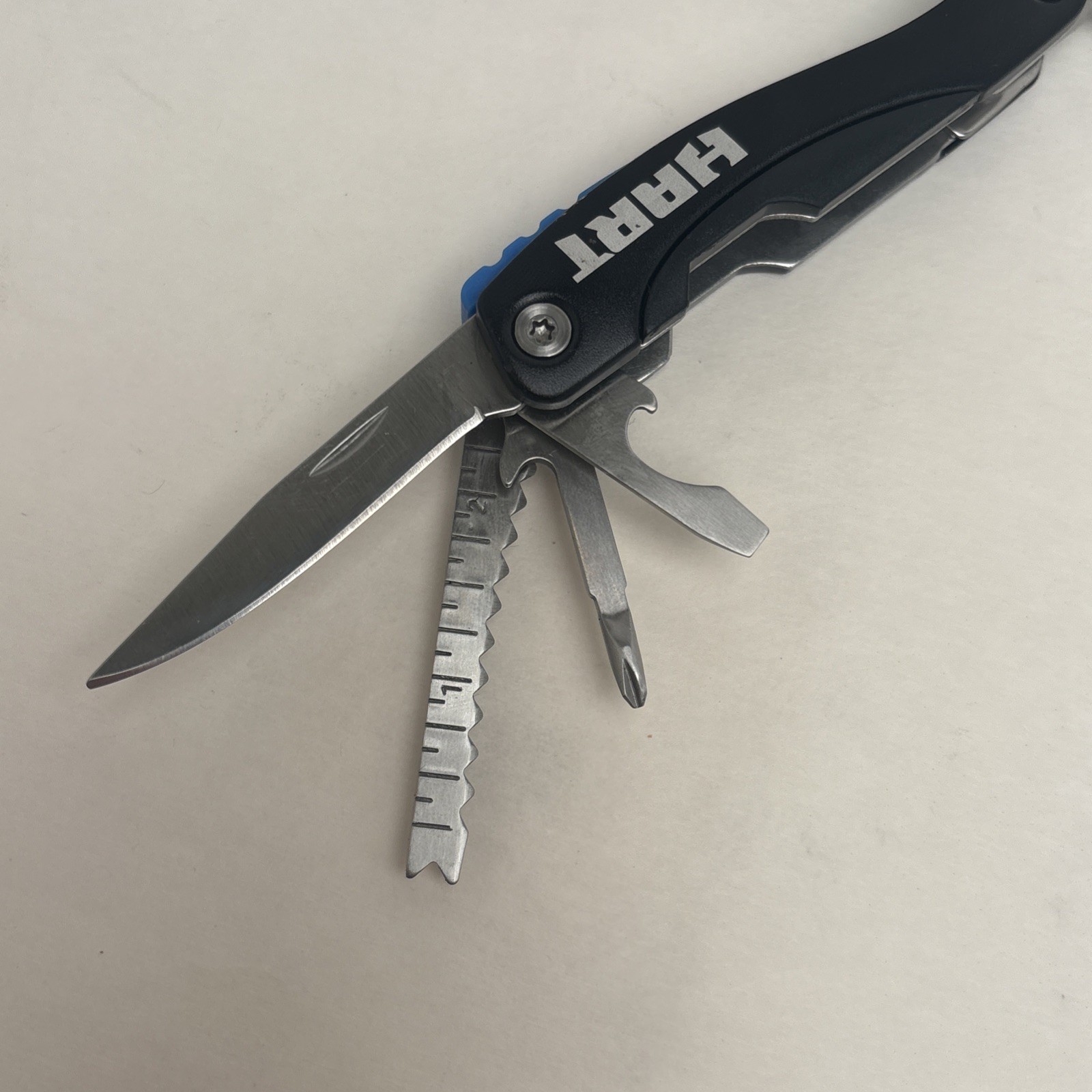 Hart Stainless Multi-tool Black and Blue Camp Hunt Fish Survival Tactical Hike