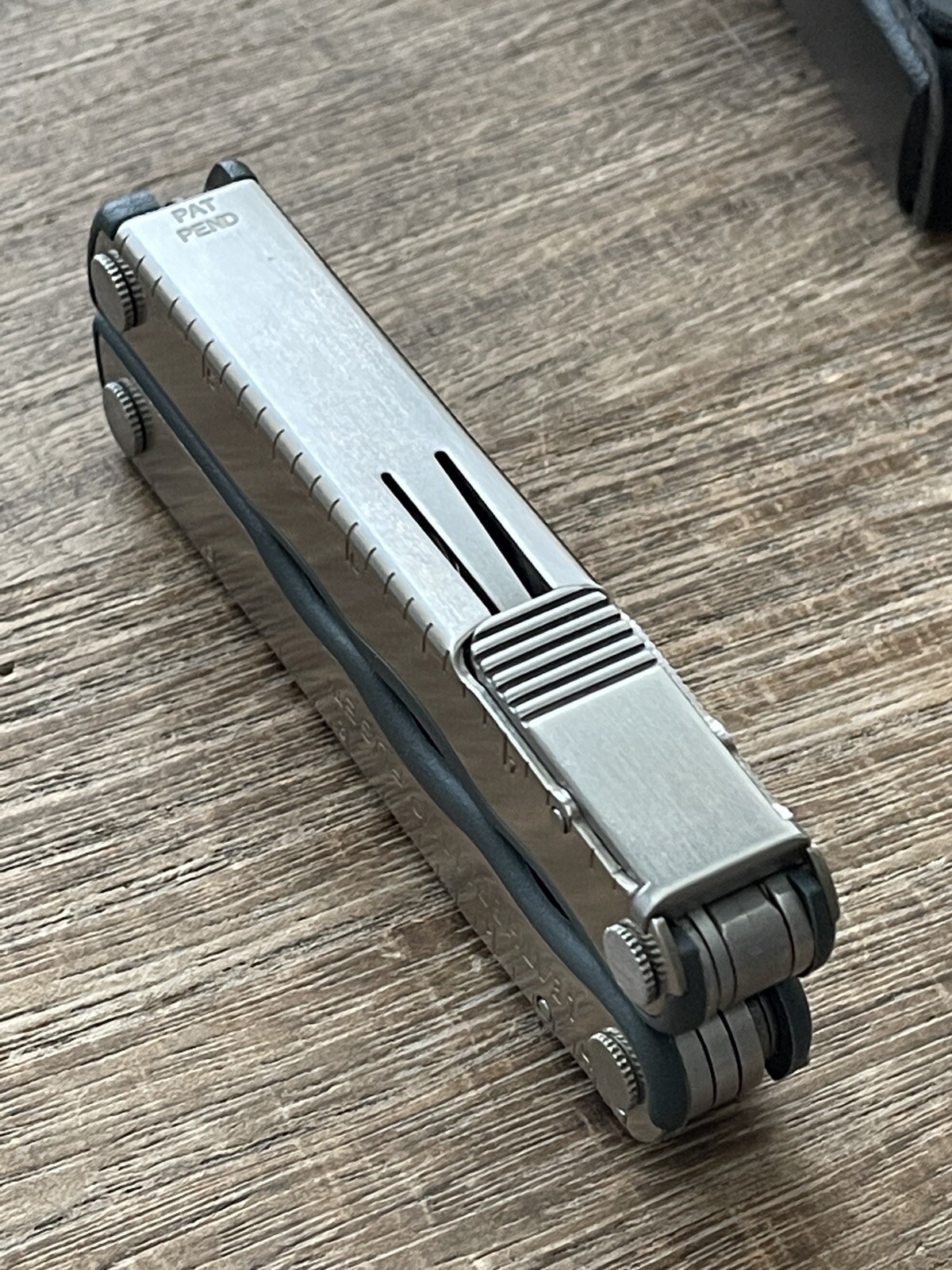 Vintage Leatherman FUSE multi tool, leather sheath