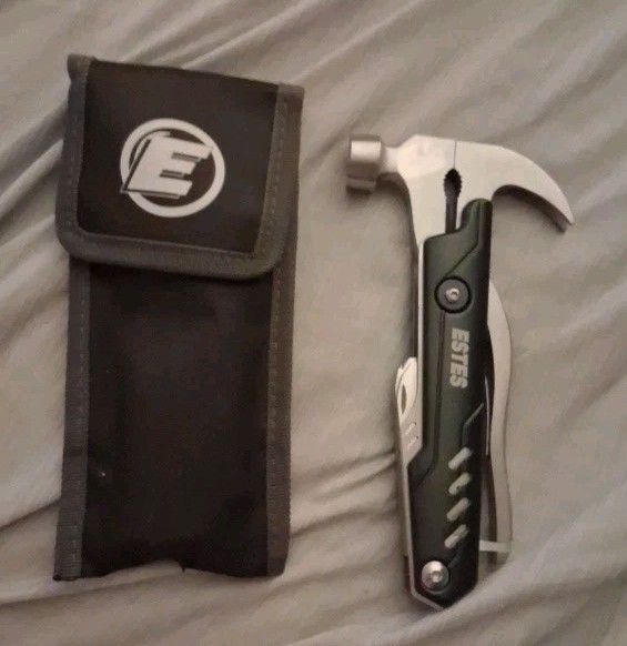 Estes Folding Hammer 15 In 1 Multitool w/ Nylon Sheath