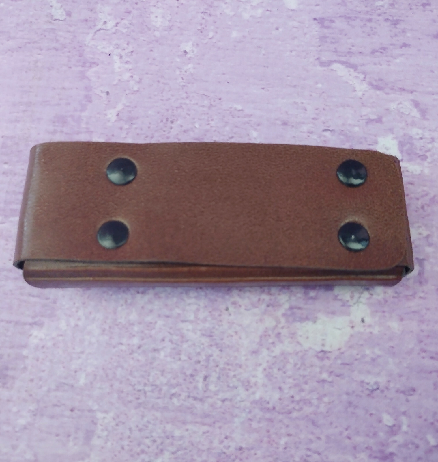 American Camper Multi Tool Stainless Steel in Original Brown Belt Sheath Case