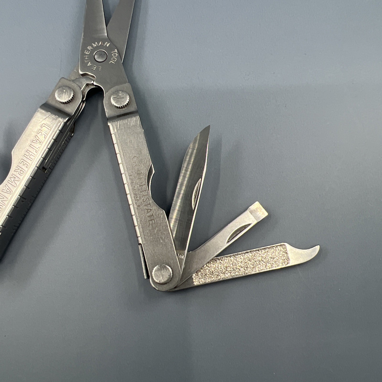 Leatherman Micra Multi-Tool – Stainless Steel – Golden State Lumber Engraving