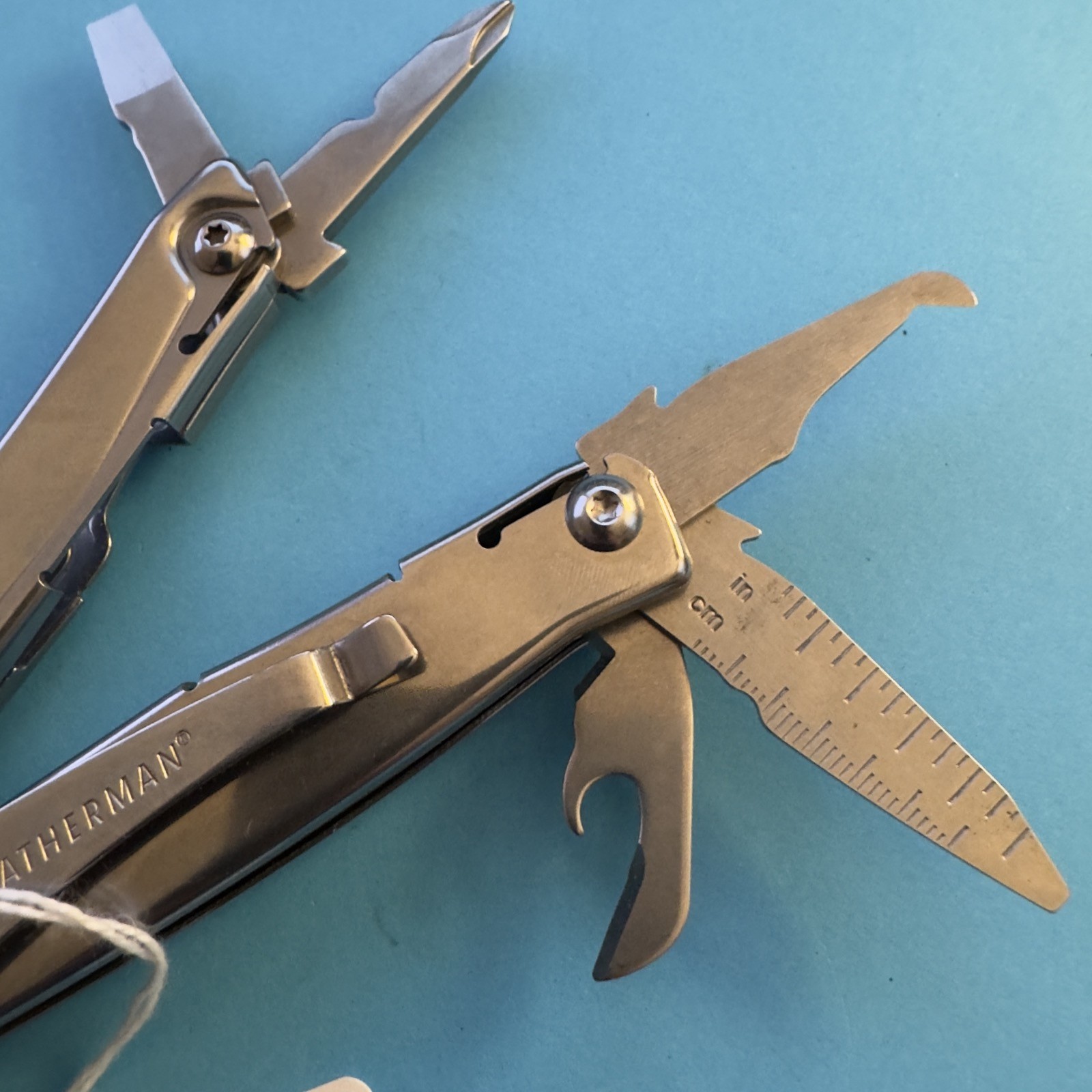 Leatherman Rev Plier Multi-Tool Pocket Clip Knife Stainless EDC #900