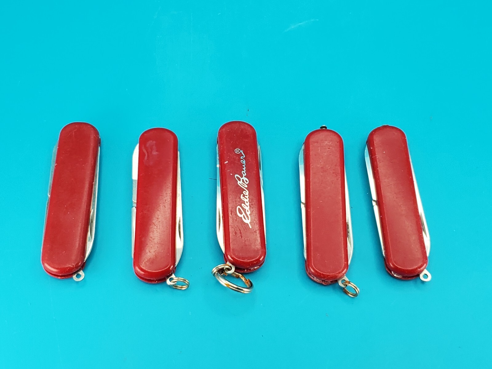 Lot of 5 Wenger Esquire Swiss Army Knife Multi Tools!