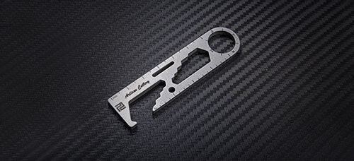 Artisan Buddy Tool Stonewash With Hex/Bit Driver Metric Ruler Bottle Opener