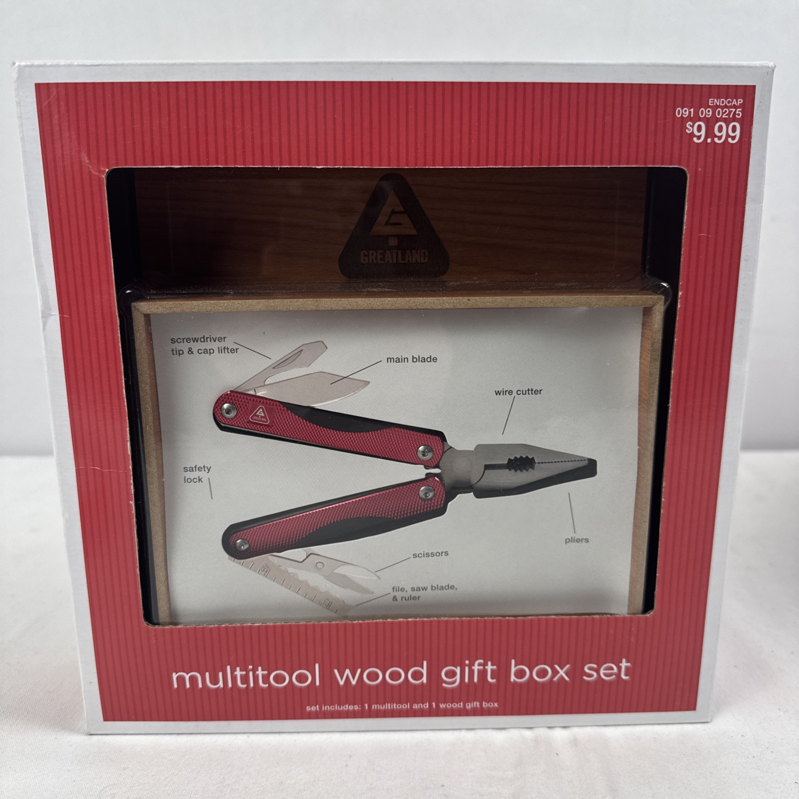 Multitool Wood Gift Box Set NEW