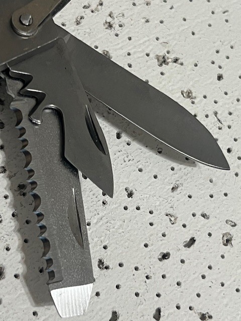 Wood and Stainless Hammer Tool 7-IN 1 Multi Tool Wood Handle —