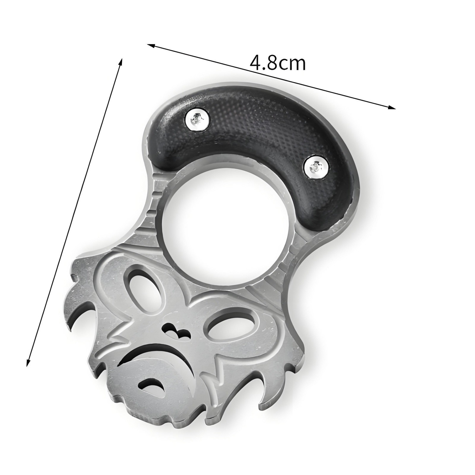 Titanium Alloy Single Finger Knuckle Bottle Opener Keychain EDC Multi-Tool
