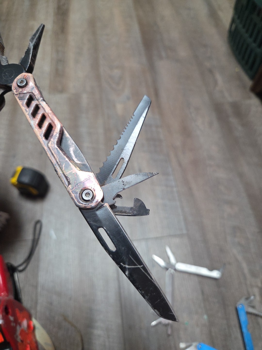 Camo Multi tool Pliers. Used Not Branded