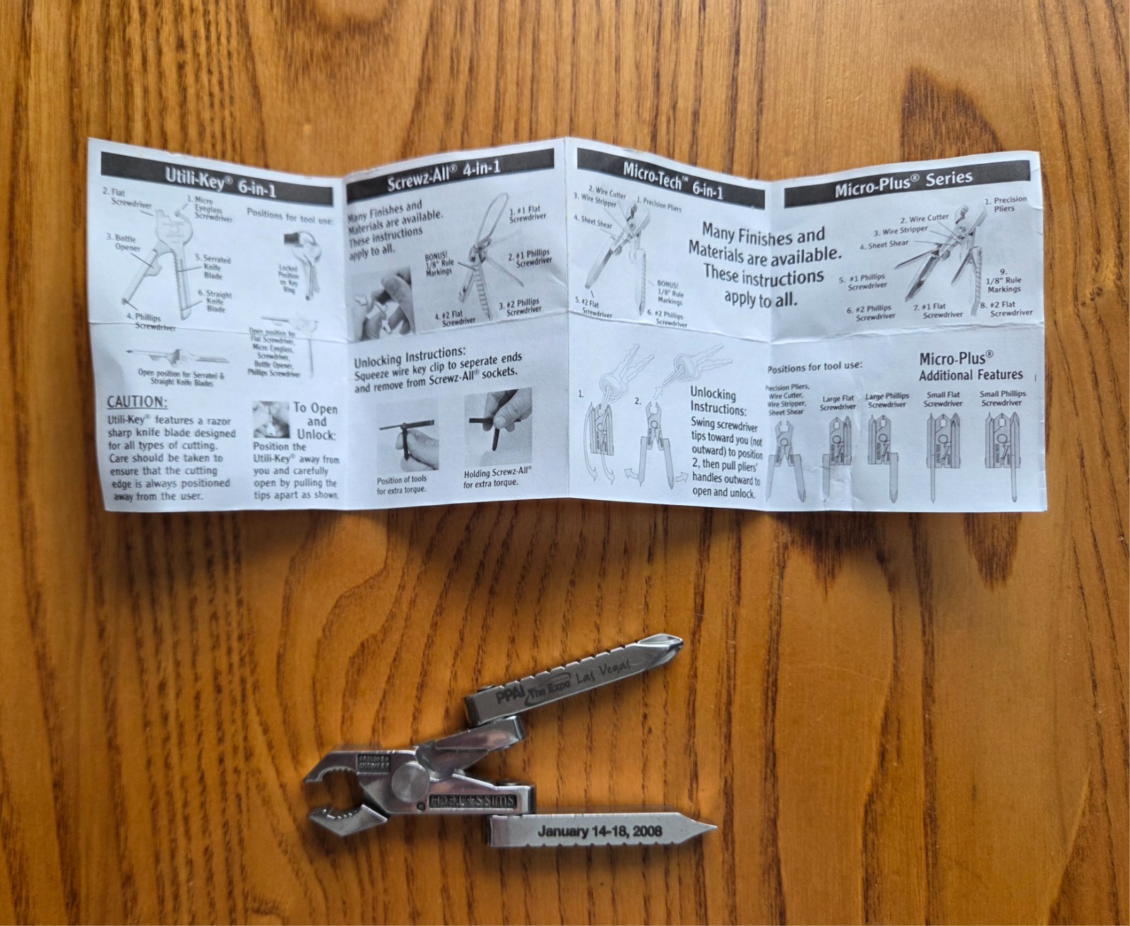 Swiss Tech Micro-Tech 6-in-1 Multi Tool (Las Vegas Expo) & Other Multi-Tool