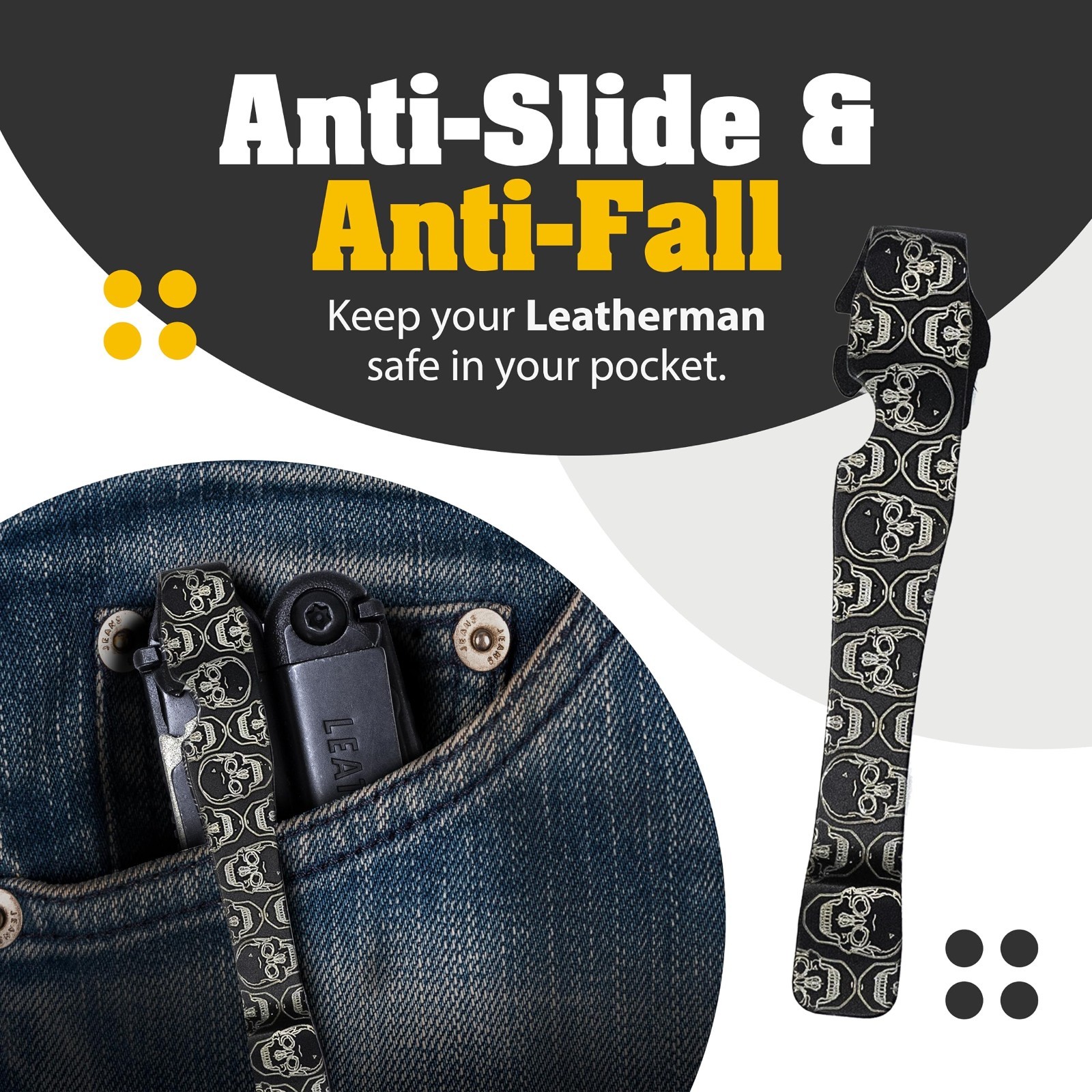 Pocket Clip for Multi-Tool Wave, Surge, Charge AL – Titanium TC4 – Quick Release