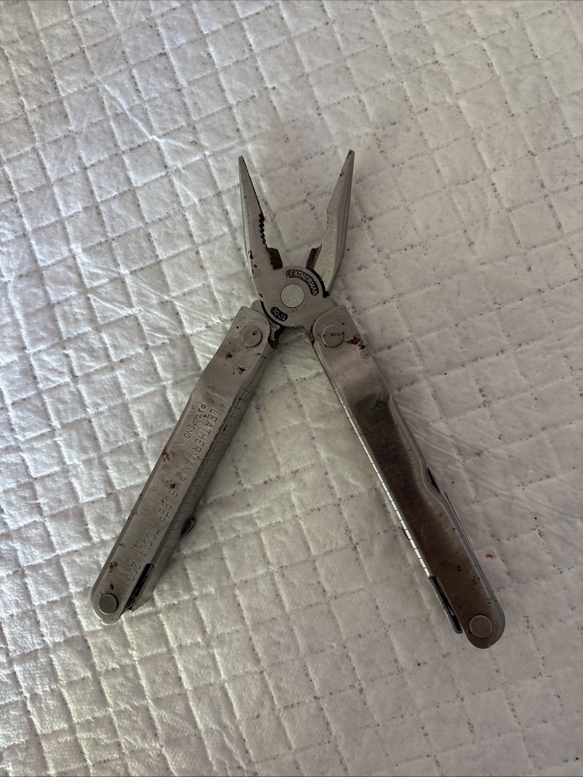 Leatherman Super Tool 200 Multi-Tool Vintage 2001 Patent Pending-retired 245