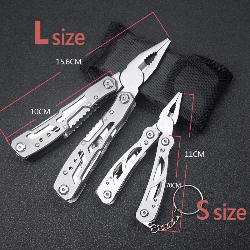 Multifunctional Folding Pliers Multi-tool Pocket Knife Outdoor Portable 14 Tools
