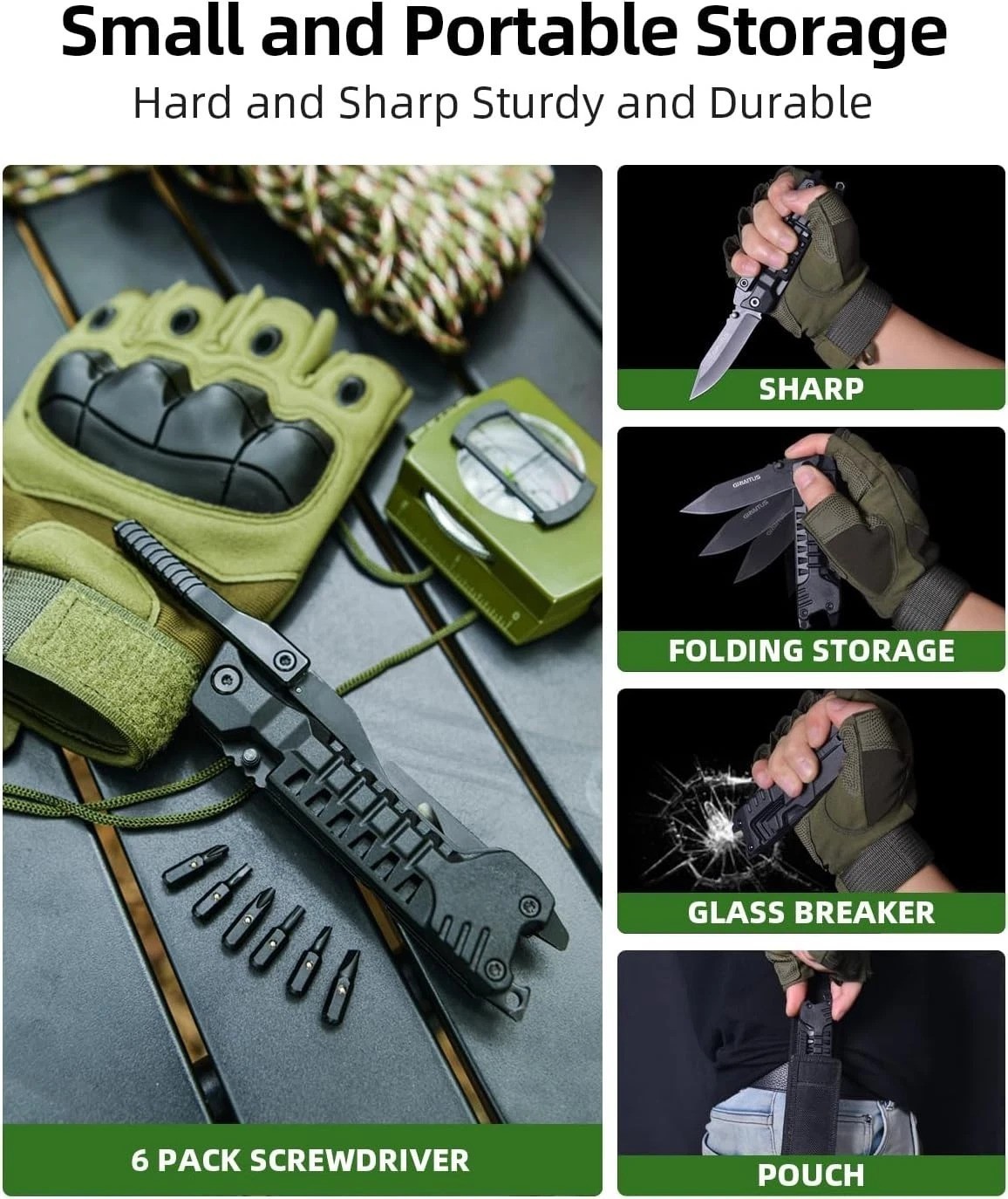Lightweight 17-in-1 Survival Multitool with Fire Starter – Perfect Gift for Him