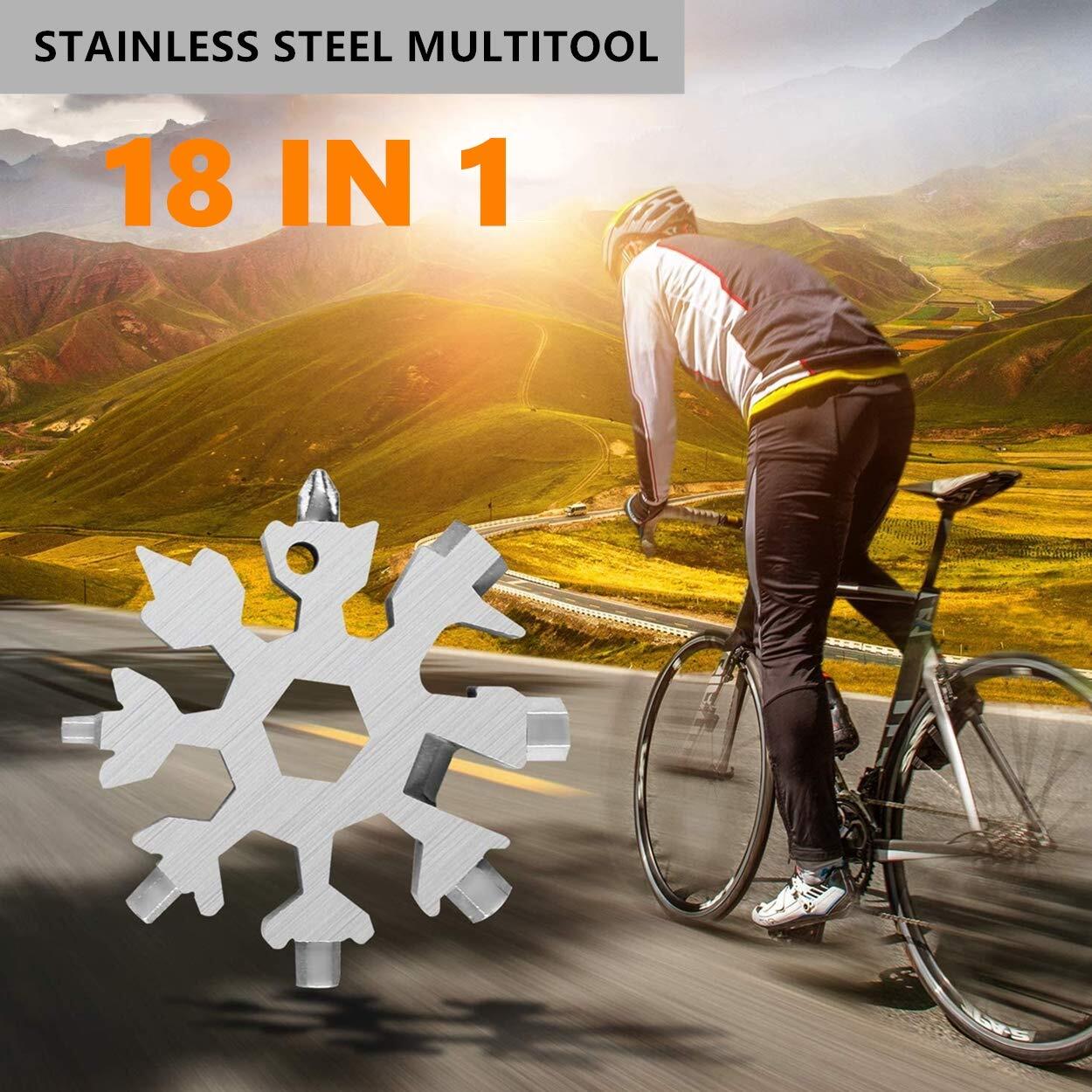 Mens Stocking Stuffers 18 In 1 Snowflake Multitool Stocking Stuffers For Adults