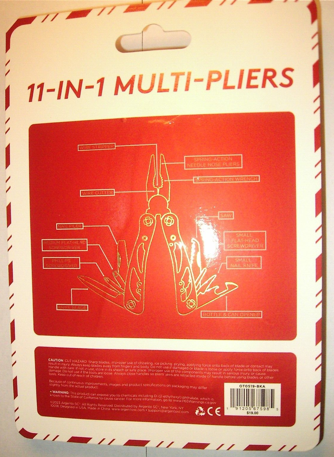 JCPENNEY 11 IN ONE MULTI-PLIERS CHRISTMAS EXCLUSIVE TOOL NEW ON SEALED CARD