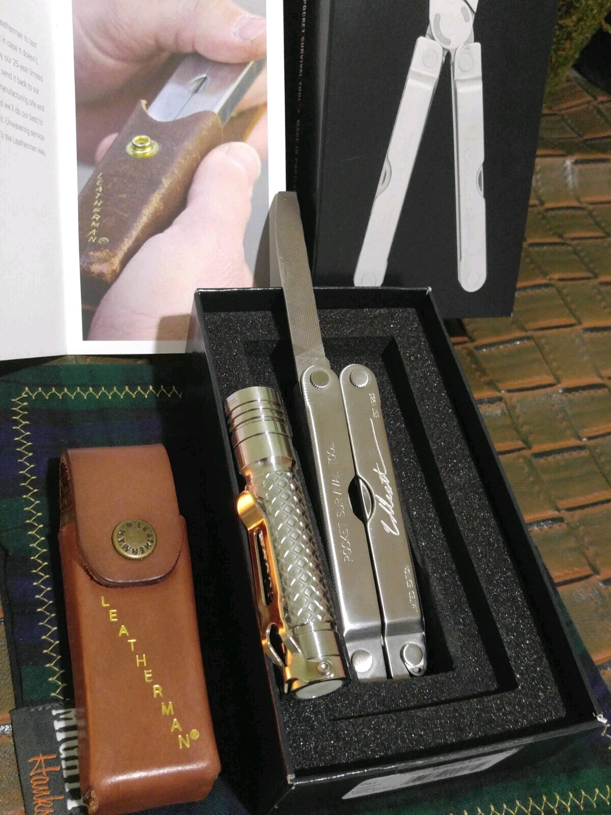 NEW! ENGRAVED USA HERITAGE COLLECTORS EDITION LEATHERMAN *ORIGINAL PST* LIMITED!