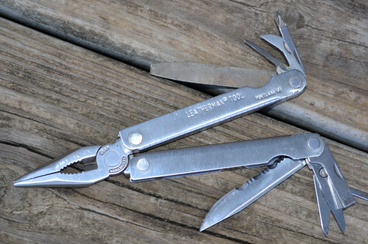 Vtg Leatherman The Original PST II Multi-Tool Pliers Scissors Knife & Others USA