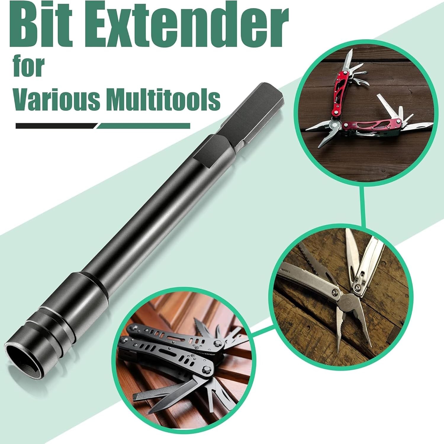Dreyoo Multitool Bit Driver Extender Compatible with Leatherman/Surge/Wave