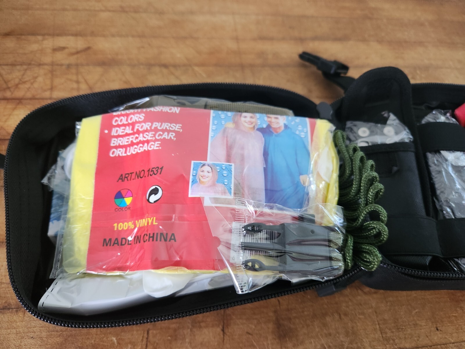200Pcs Professional Emergency Survival First Aid SOS Kit for Camping Adventures