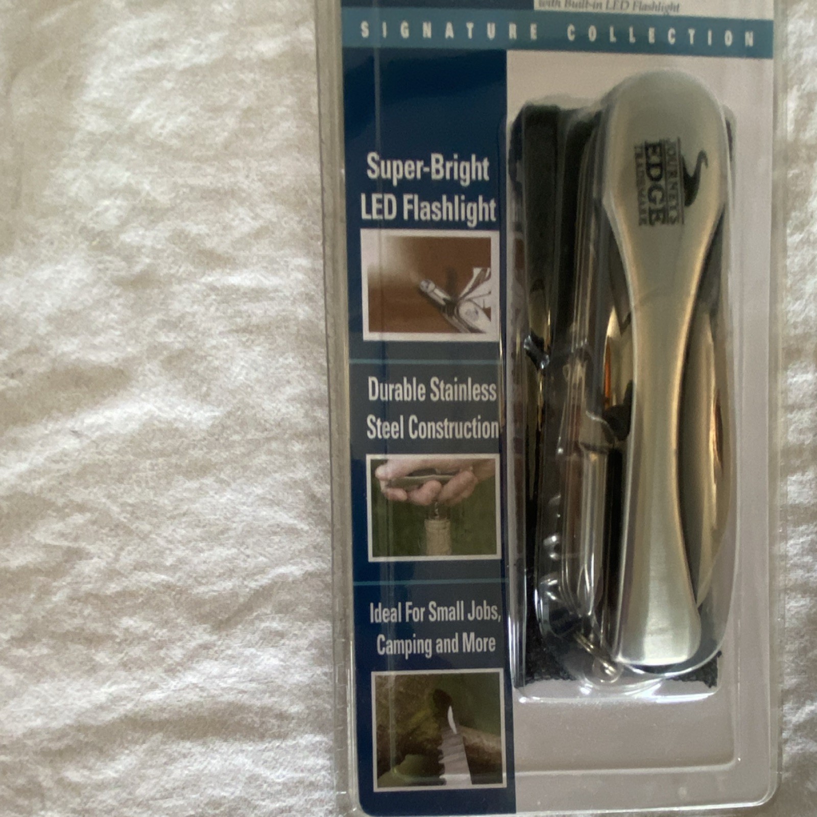 Journey’s Edge Swiss Everything 13-Function Multi-Tool LED Flashlight Silver