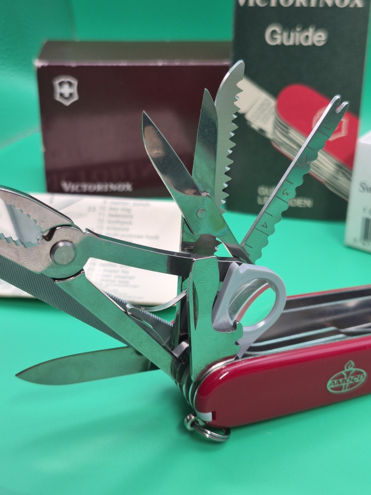 Victorinox SwissChamp Red Swiss Army Multi-Tool 91mm 15+ Tools 1.6795.3