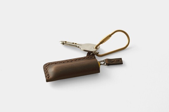 TRAVELER’S Factory Leather Case for VICTORINOX Classic SD Brown Cowhide