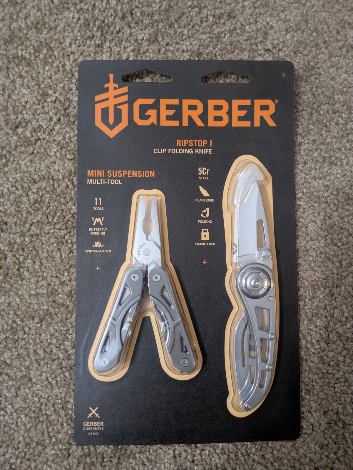 Gerber Mini Suspension Multi Tool Ripstop 1 Knife Gift Pack